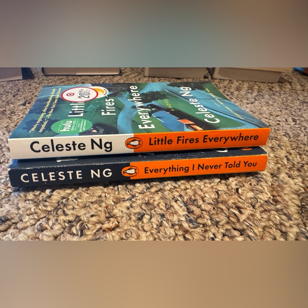 Book Lot! Little Fires Everywhere & Everything I Never Told You by Celeste Ng
